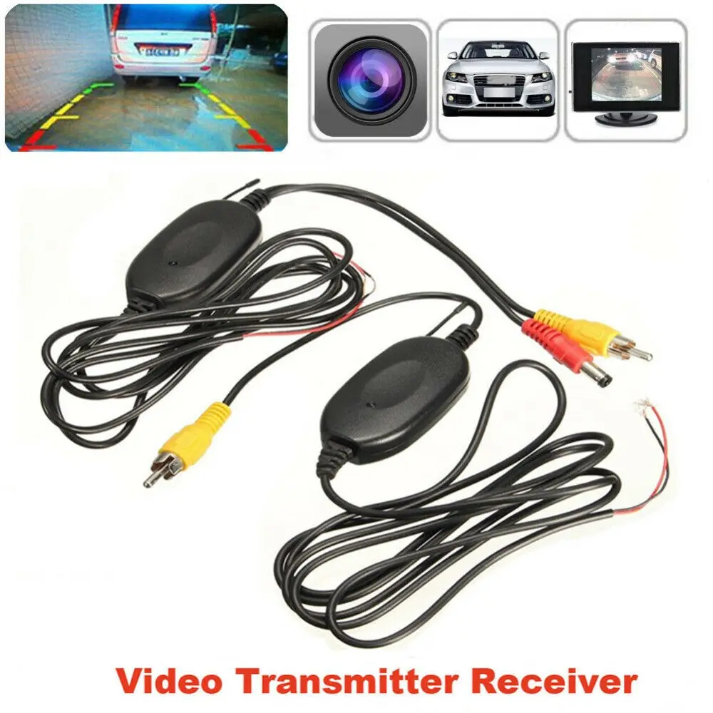 2.4G Wireless Transmitters Receiver PAL NTSC Wireless Video Transmitter And Receivers Kit For 12V Car Rear View Camera 2.4G Wireless Transmitters Receiver PAL NTSC Wireless Video Transmitter And Receivers Kit For 12V Car Rear View Camera