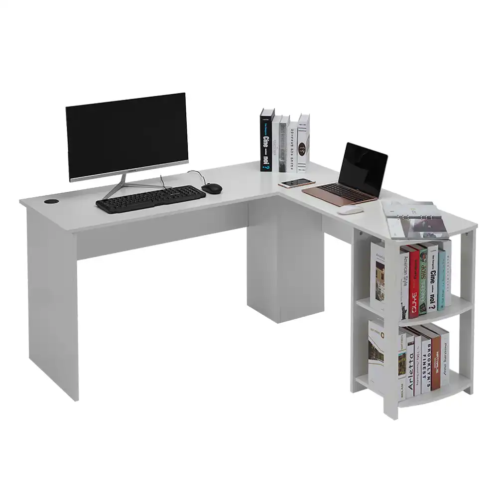 Panana Home Office Wood Corner Computer Desk Home Office L Shaped