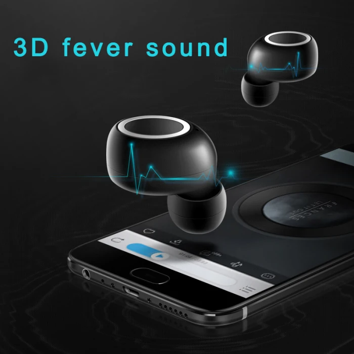 Bluetooth 5,0 беспроводные наушники мини гарнитура трогательное управление 3D стерео бас встроенный микрофон LHB99