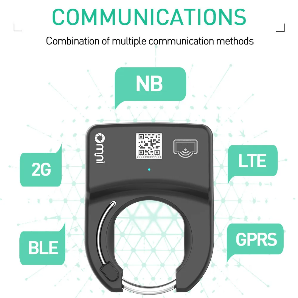US $59.97 Keyless APP Smart GPS Bike Lock Anti Theft Bluetooth Tracking Waterproof GPS Locator Solar Panel for Sharing Bike Safe Security