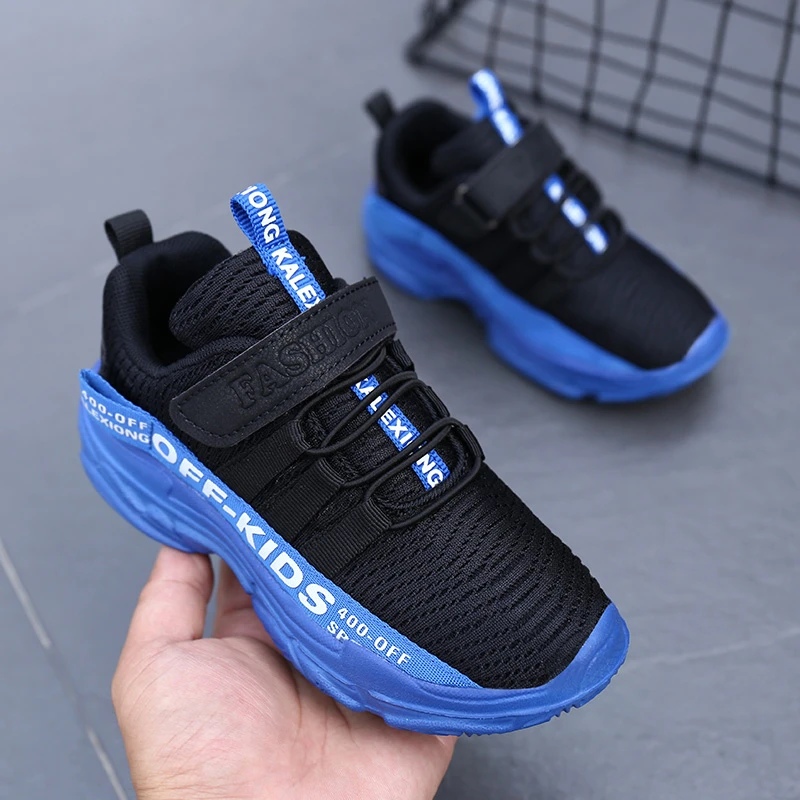 Sport-Shoes Girls Sneakers Kids Children for Mesh Breathable