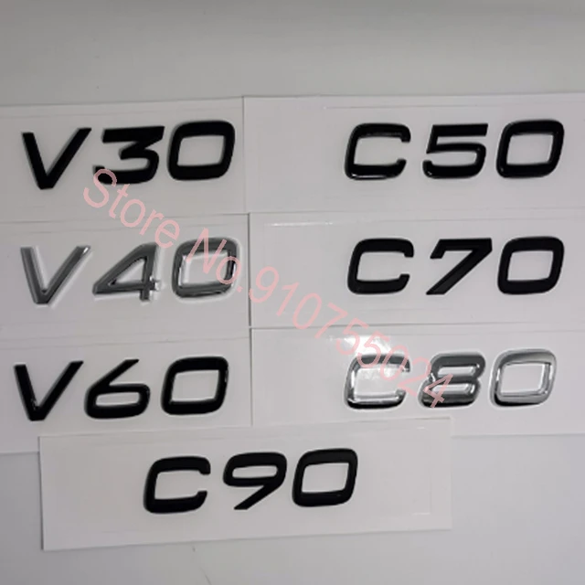 Nameplate Logo Sticker C30 C40 C50 C60 C70 C80 C90 V30 V40 V50 V60 V70 V80