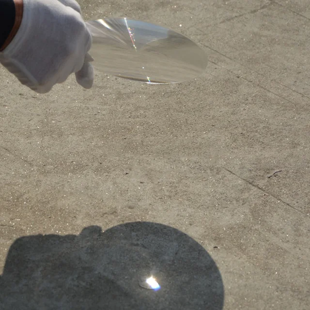 Lente Fresnel De Plástico 250mm - ¡Ideal Para Proyectos Solares Y Lupas!