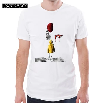

Vintage Punk T-shirts Summer Tops Tees IT - Movie Poster Print T shirt Men o-neck short sleeve Fashion Tshirts Plus Size