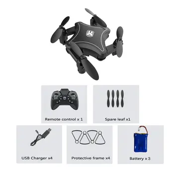 

KY902 Mini Drone without Camera Folding Drones Four-axis Helicopter One Return Key FPV Follow Me RC Helicopter Boy Toys