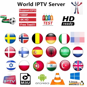 

TV IPTV 1 Year subscription with 7800+ TV program 6000+mov Arabic UK Gemany Europe iptv free test for Android m3u Smart TV