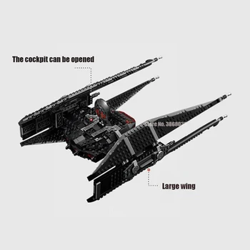 

IN STOCK BELA10907 11422 TIE Fighter Star Wars Black Ace Tie Intercept Fighter Building Blocks Brick Toys 75240 75242