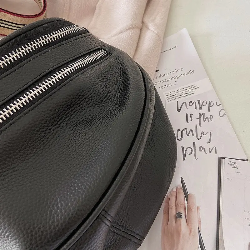 Luxury Genuine Leather Handbags New Designer Fashion Cowhide One Shoulder Handbag Diagonal Multi-Purpose Chest Bag