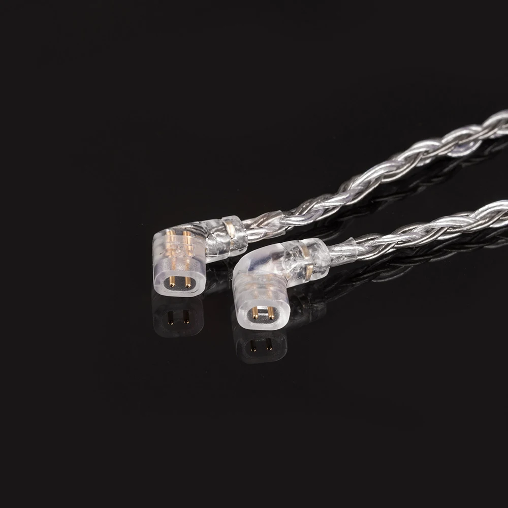 Banhado a Prata Fone de Ouvido Conector para kz Kbear Núcleo Balanceado Cabo 2.5 - 3.5 4.4mm Mmcx 2pin Qdc Earbuds Bl-03 16 - Image 4