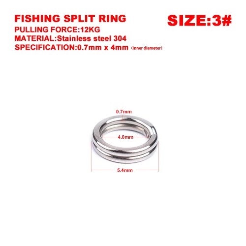 304 Stainless Split Ring –