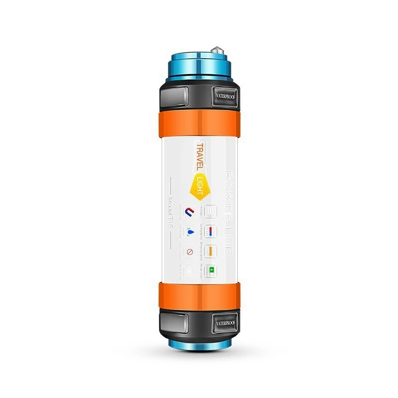 

New LED Camping Lantern with Magnet Tent Light USB Charging Outdoor Emergency Power Light 6 Modes Flashlight Mosquito Repellent