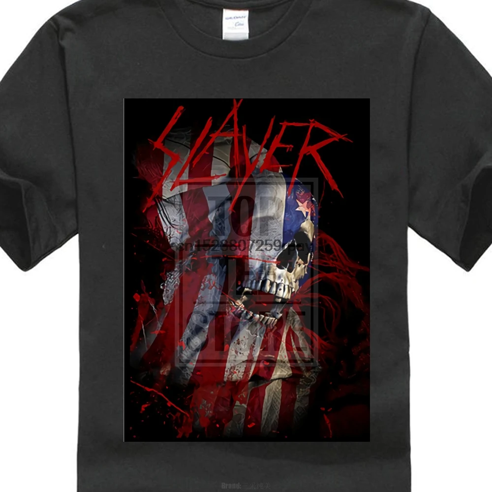 Slayer флаг крови череп футболка s m l Xl 2xl Фирменная Новинка Официальная мужская с