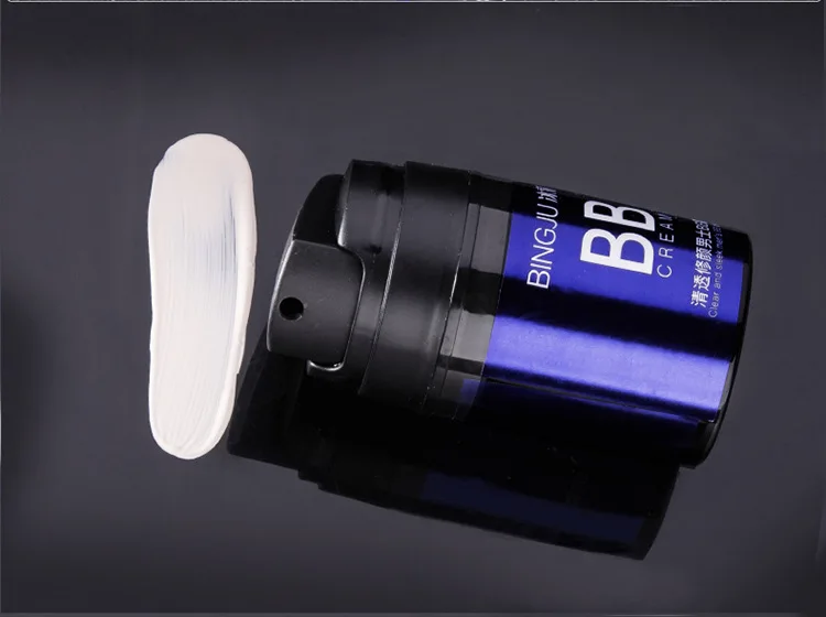 BingJu натуральный мужской BB крем солнцезащитный крем для лица основа под макияж увлажняющий отбеливающий цвет уход за кожей 50 г