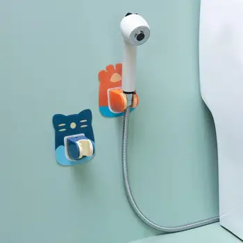 

1pc Powerful Suction Cup Shower Head Holder Plastic Wall Mount Shower Movable Bracket Fixed Bracket Adjustable Bathroom Cocina
