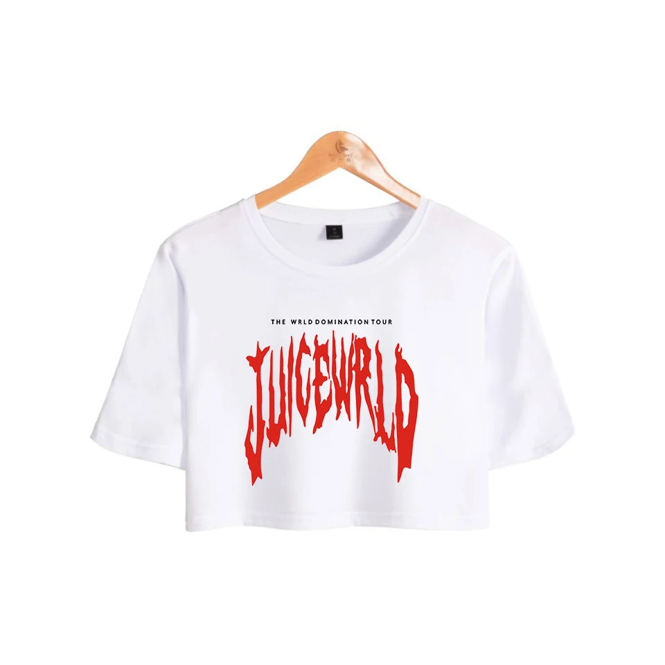 Женская футболка Juice wrld, хлопок, Женская Сексуальная футболка, милая новая футболка с коротким рукавом, верхняя одежда, модная летняя футболка