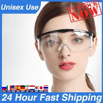 

Protective Safety Glasses Work Anti Dust Eye Anti-Fog Antisand windproof Anti Dust Saliva Transparent Goggles Eye Protection In
