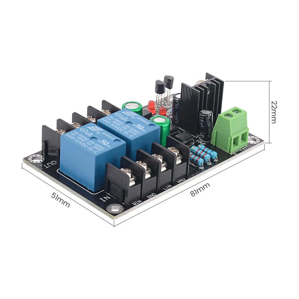 AIYIMA 2.0 Digital Power Amplifier Speaker Protection Board Delay Relay Speaker Protection 300W For Class A Discrete Amplifiers - 5