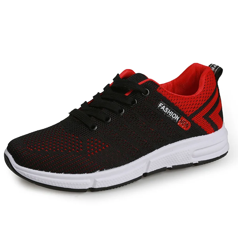 

Sneakers Women 2020 Spring Autumn New Fashion Fly-woven Breathable Lace Up Casual Shoes Flat Non Slip Sports Running Shoes Woman