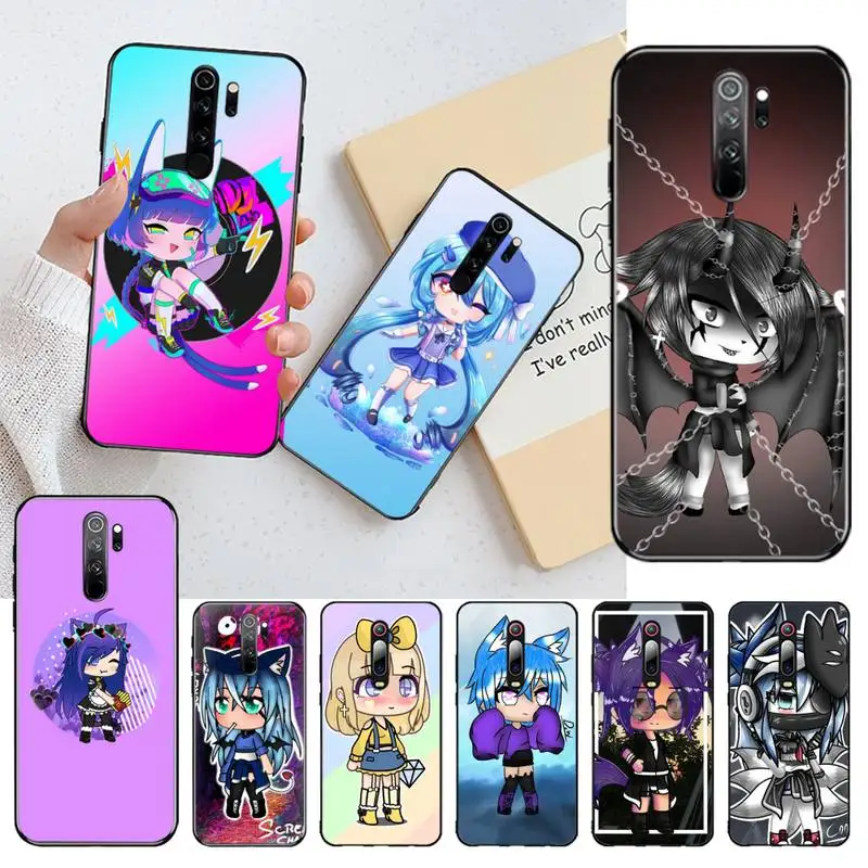 

HPCHCJHM Social game Gacha Life DIY Printing Phone Case cover Shell for Redmi Note 8 8A 8T 7 6 6A 5 5A 4 4X 4A Go Pro