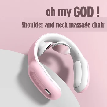 

Smart Electric Neck and Shoulder Massager Pain Relief Tool Health Care Relaxation Cervical Vertebra Physiotherapy
