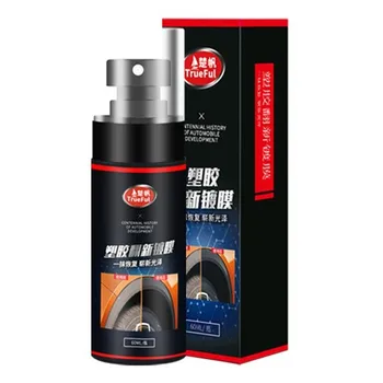 

60ml Plastic Parts Retreading Agent Refurbishing Agent Coating Paste Maintenance Automotive Interior Plastic Part Car Cleaner