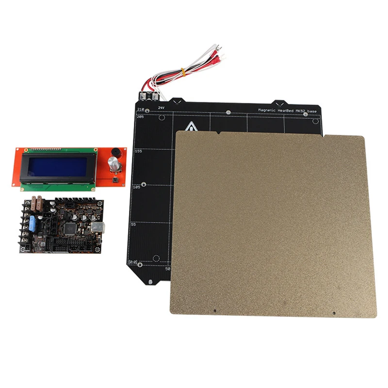 Einsy Rambo 1.1A материнская плата + 2004 ЖК дисплей MK52 Магнитная Горячая кровать PEI