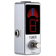Rowin LT-910 гитарная педаль тюнера высокоточная гитара Хроматическая педаль тюнера s для электрогитары