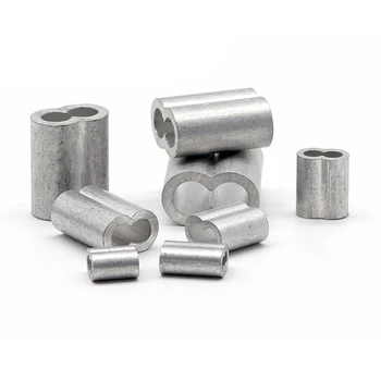 

M1.2 M1.5 M2 M2.5 M3 M4 M5 M6 Aluminum Casing Wire Rope Ferrule Cable Ties Stell Wire Rope Chuck Jacket