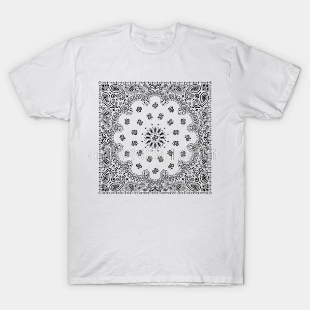 Men t-shirt Bandana White tshirt Women t shirt | Мужская одежда