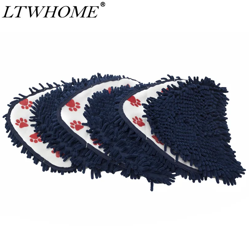 

LTWHOME Washable Coral Pet Steam Cleaning Pads Fit for Vax S2 Series and Hoover WH20200 Steam Mop