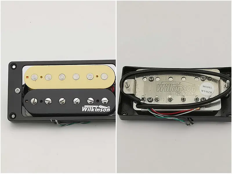 Оригинальные звукосниматели Wilkinson Alnico5 Хамбакеры/звукосниматели с одной катушкой, звукосниматели для гитары, сделанные в Корее - Цвет: WVHZB Bridge