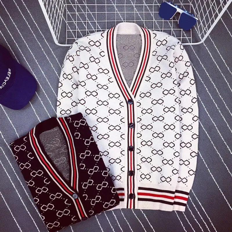 

Sweater cardigan jacket 2019 autumn and winter new men's retro v-neck knitted cardigan korean fashion slim fit all-match