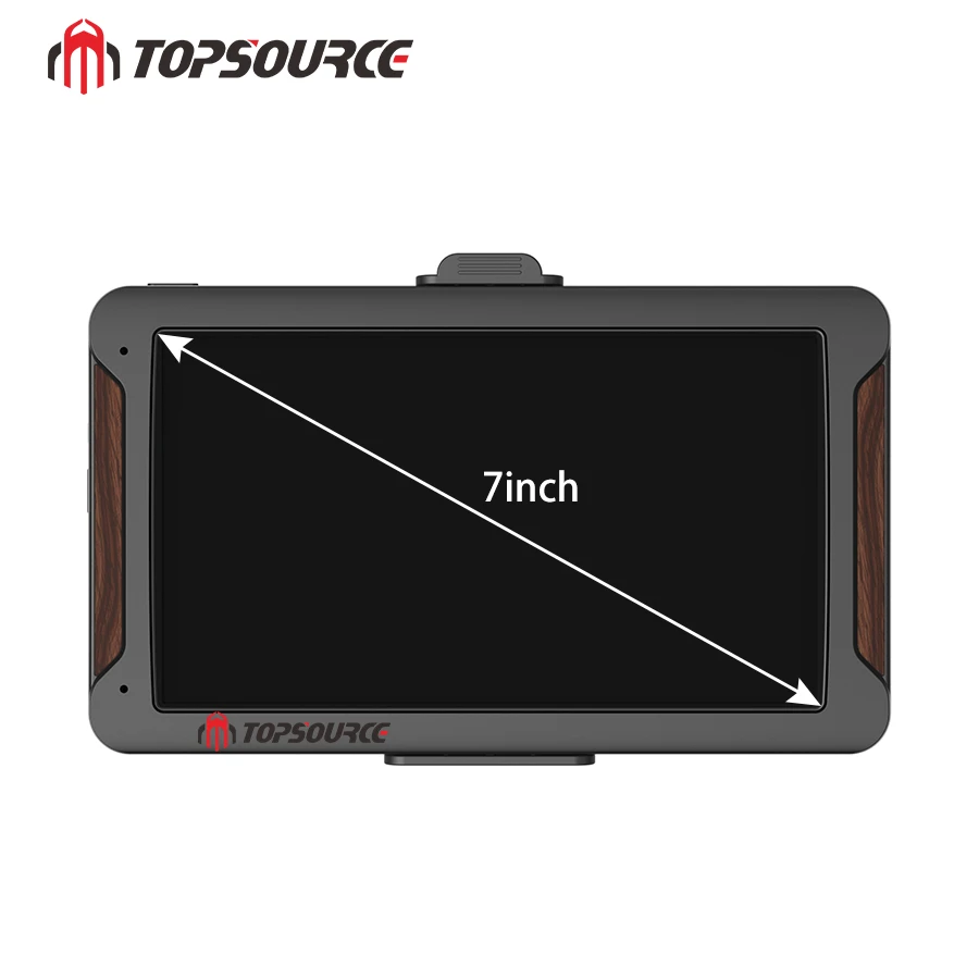 TOPSOURCE 7 дюймов windows ce6.0 сенсорный экран автомобильный мультимедийный gps навигация с бесплатными картами