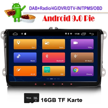 

9" Touch screen Android 9.0 GPS Navigation for VW Transporter T5 T5.1 T28 T30 Scirocco T5.1 Bluetooth DAB Autoradio Wifi USB 4G