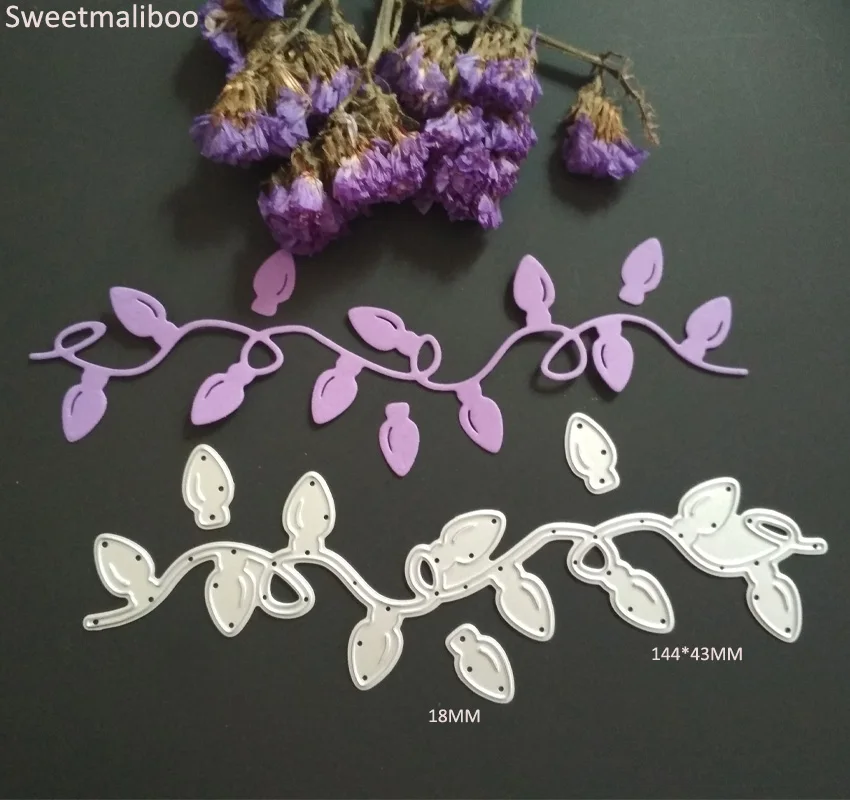Leaves dies scrapbooking