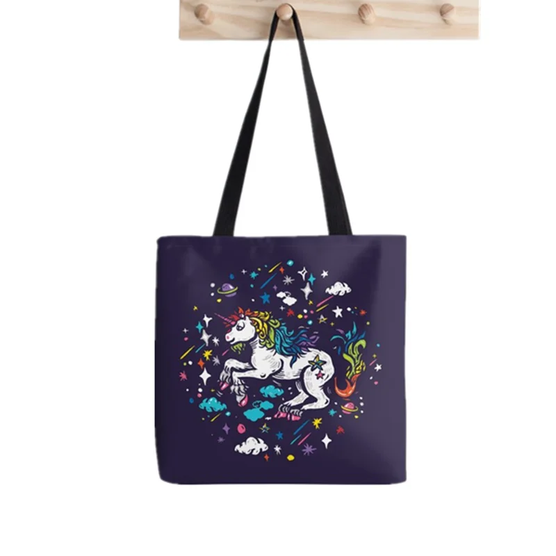 2021 Shopper Retro movie Tote Bag Printed Tote Bag women Harajuku shopper handbag girl Shoulder shopping bag Lady Canvas Bag