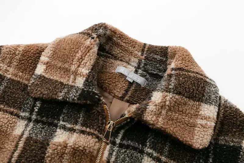 

2019 Fashion And Personality Fold-down Collar Long Sleeve Zipper Loose-Fit Slimming Warm Cotton Coat WOMEN'S Coat AliExpress