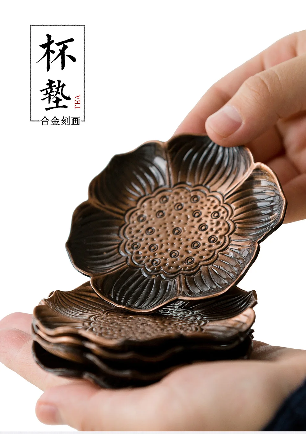 Creative Kung Fu Tea Set Tea Ceremony Accessories Home Tea Cup Coasters Manufacturers Direct Selling Tea Art Heat Insulation Coa