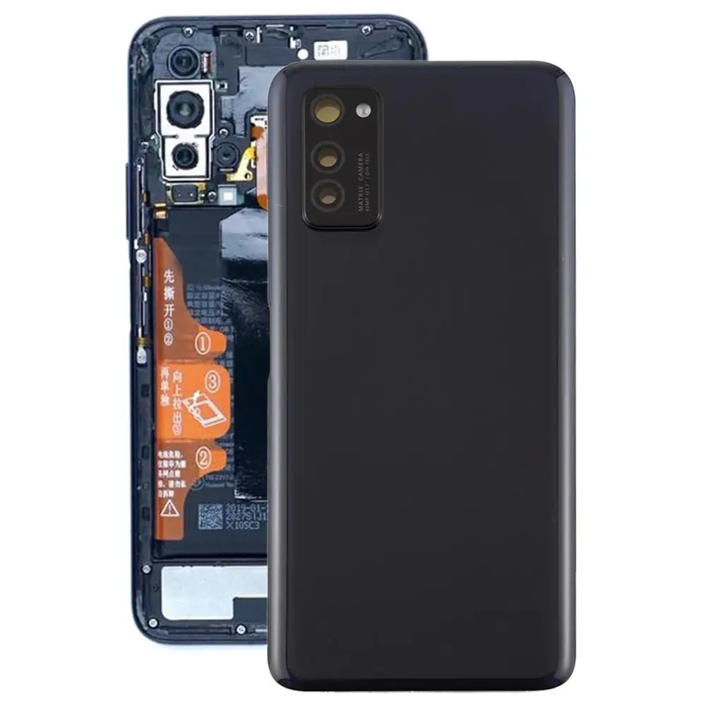 Оригинальная Задняя крышка батареи с объективом камеры для huawei Honor V30