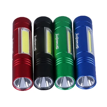 

Super Bright Pocket Torch Flashlight AA 14500 Battery Powerful for Hunting