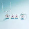 925 Sterling Silver Jewelry Sets Romantic Cherry Blossoms Flower Necklace+Earrings+Ring+Bracelet For Women Gift ► Photo 3/6