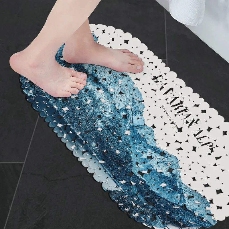 

Sholisa Non-slip Bath Mat Coral Fleece Bathroom Memory SuckerRug Kit Toilet Floor Carpet Set Mattress for Bathroom Decor 40x60cm