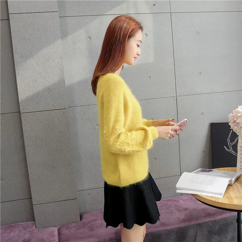 Горячая Распродажа хлопок Blusas De Inverno Feminina Осень Зима Женский свитер свитера рукав вязаный женский джемпер Топы