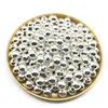 Wholesale 3 4 6 8 10 12mm 30-500pcs Gold/Gun-Metal Plated CCB Round Seed Spacer Beads For Jewelry making DIY ► Photo 3/5