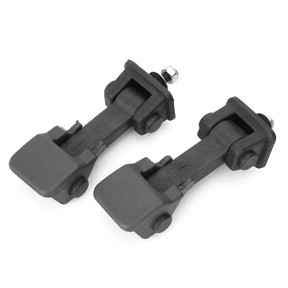 1 пара черный пластиковый фиксатор капота для 2007- Jeep Wrangler JK двигатель капот защелка авто аксессуары комплект - Цвет: Black