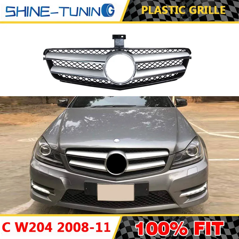 Kuhlergrill Geeignet Fur Mercedes C Klasse C Coupe W204 Grille A2048802083 C180 C200 C230 C250 C280 C300 C350 2012 14 Racing Grills Aliexpress