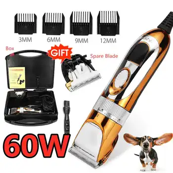 

Pet Dog Hair Trimmer Professional Pet Cat Dog Rabbit Clipper Electric Chargeable Hair Trimmer Kit Grooming Cutter Machine