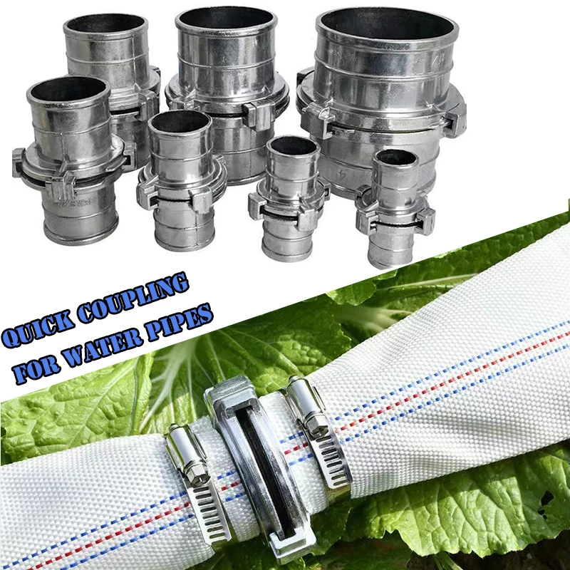 Quick Coupling For Water Pipes Aluminum Pipe Fitting Hose Quick