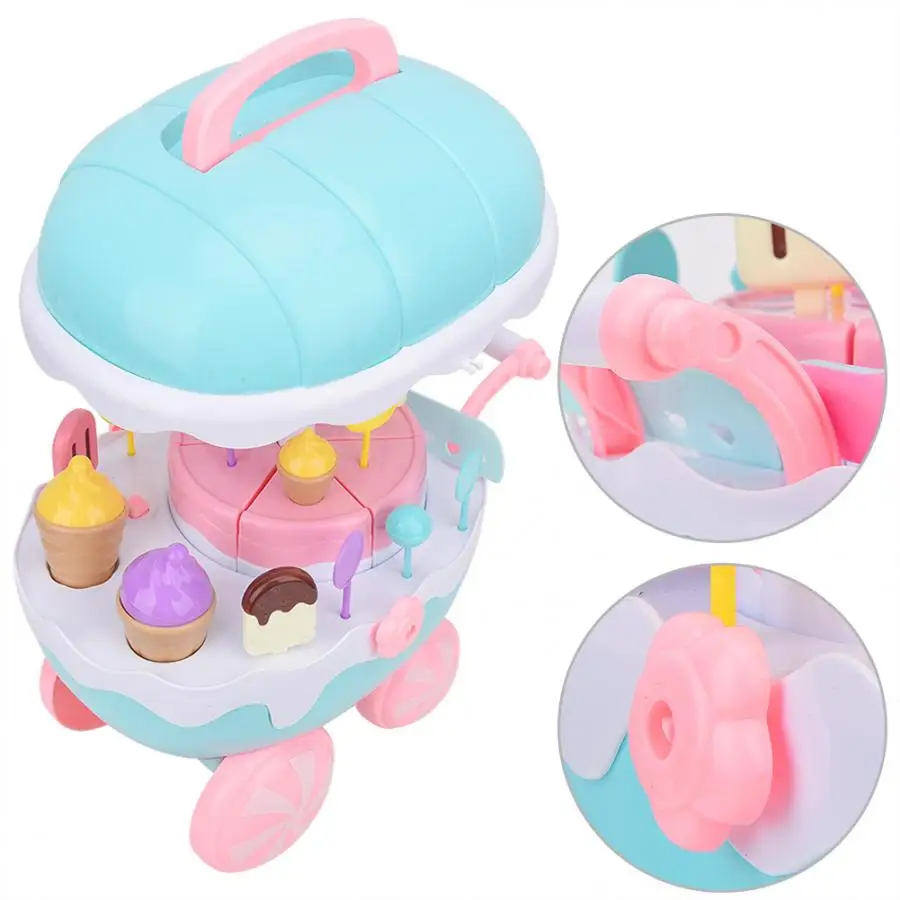 Игрушки для девочек красота модные игрушки Дети Девушки моделирование для мороженого пластиковые игры развивающая головоломка, игрушка набор детей