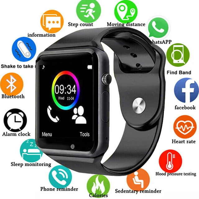

TOP Smart Watch For Children Kids Baby 2G Sim Card Dail Call Watch Phone Touch Screen Waterproof Smart Clock Smartwatches A1 X6